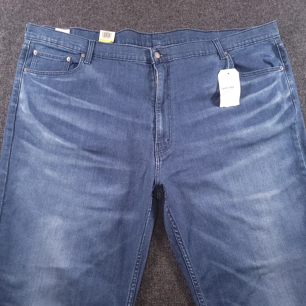 Levi's Men 559 Relaxed Straight Jeans 52x32 Blue Stretch Big Tall‎ NWT